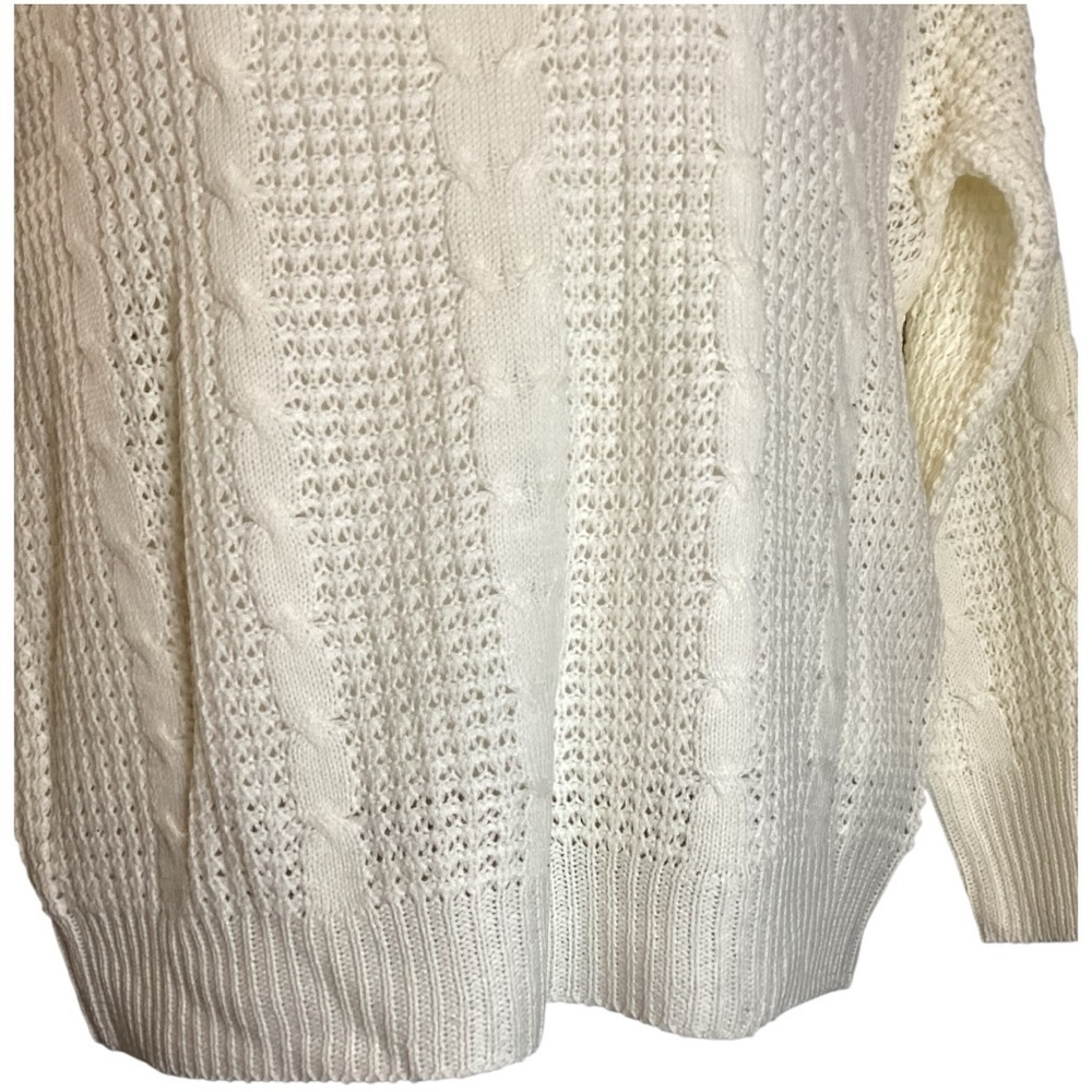 Elegant Cream Sweater for Women, Plus Size 3X - Picture 7 of 8